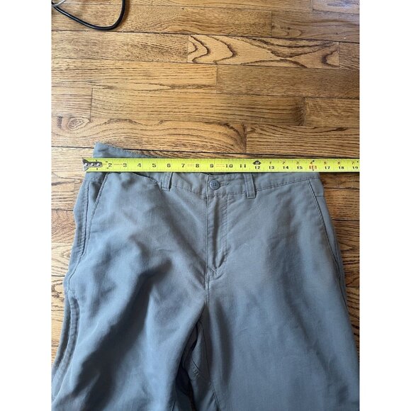 REI Hiking Pants Men's Sz 32 x ~28.5 Hemmed Green Lightweight - Picture 7 of 13